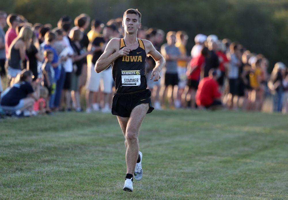 IowaÕs Karson Sommer runs in the 2019 Hawkeye Invitational Friday, September 6, 2019 at the Ashton Cross Country Course. (Brian Ray/hawkeyesports.com)