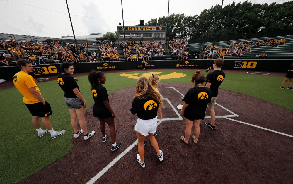 The ISAAC Executive Board during the Iowa Student Athlete Kickoff Kickball game Sunday, August 19, 2018 at Duane Banks Field. (Brian Ray/hawkeyesports.com)