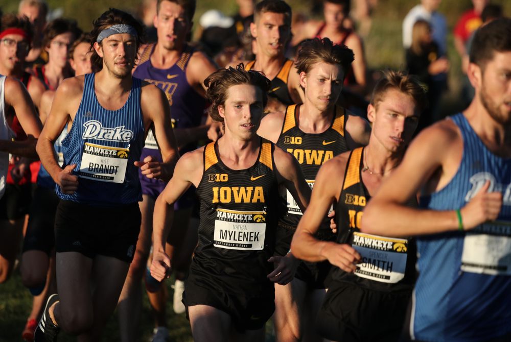 IowaÕs Nathan Mylenek runs in the 2019 Hawkeye Invitational Friday, September 6, 2019 at the Ashton Cross Country Course. (Brian Ray/hawkeyesports.com)