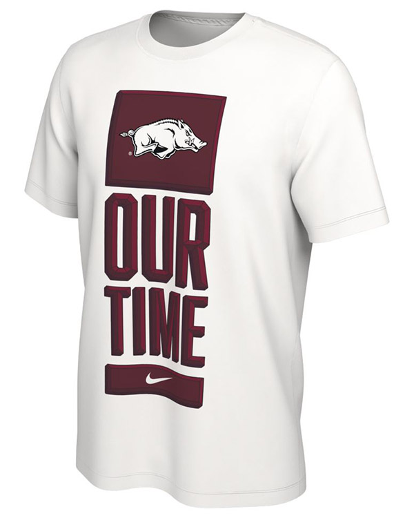 Arkansas Razorbacks Nike 2020 March Madness Our Time Bench Legend