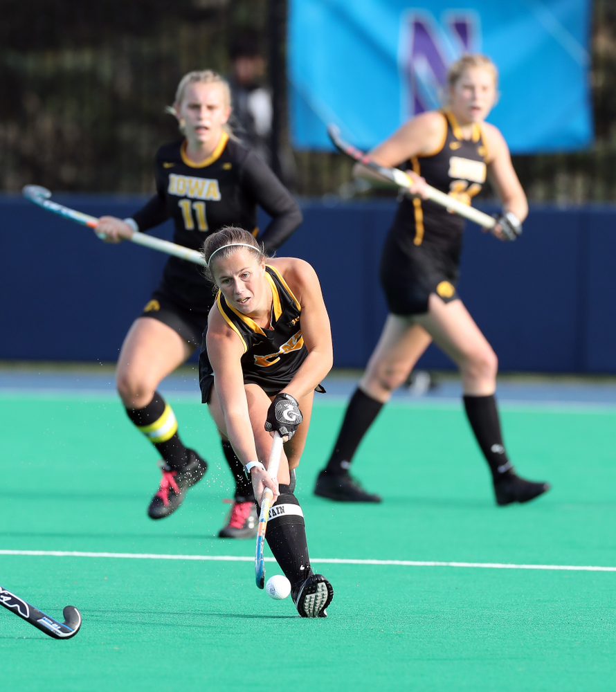 Iowa Hawkeyes Sophie Sunderland (20) against Penn State in the 2019 Big Ten Field Hockey Tournament Championship Game Sunday, November 10, 2019 in State College. (Brian Ray/hawkeyesports.com)