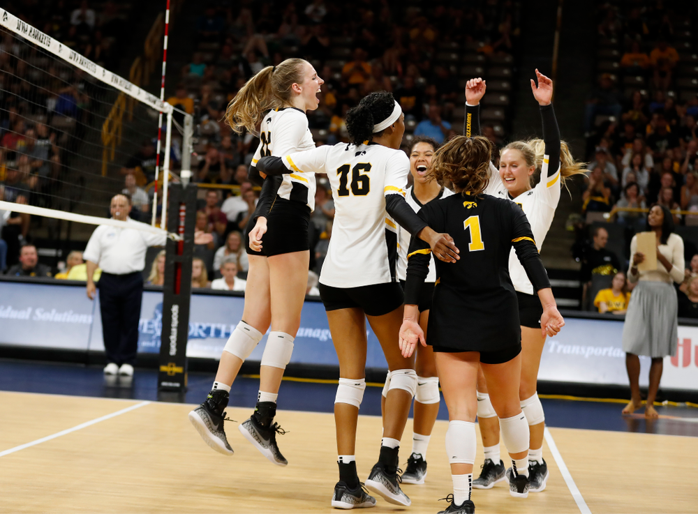 The Iowa Hawkeyes against Eastern Illinois Sunday, September 9, 2018 at Carver-Hawkeye Arena. (Brian Ray/hawkeyesports.com)