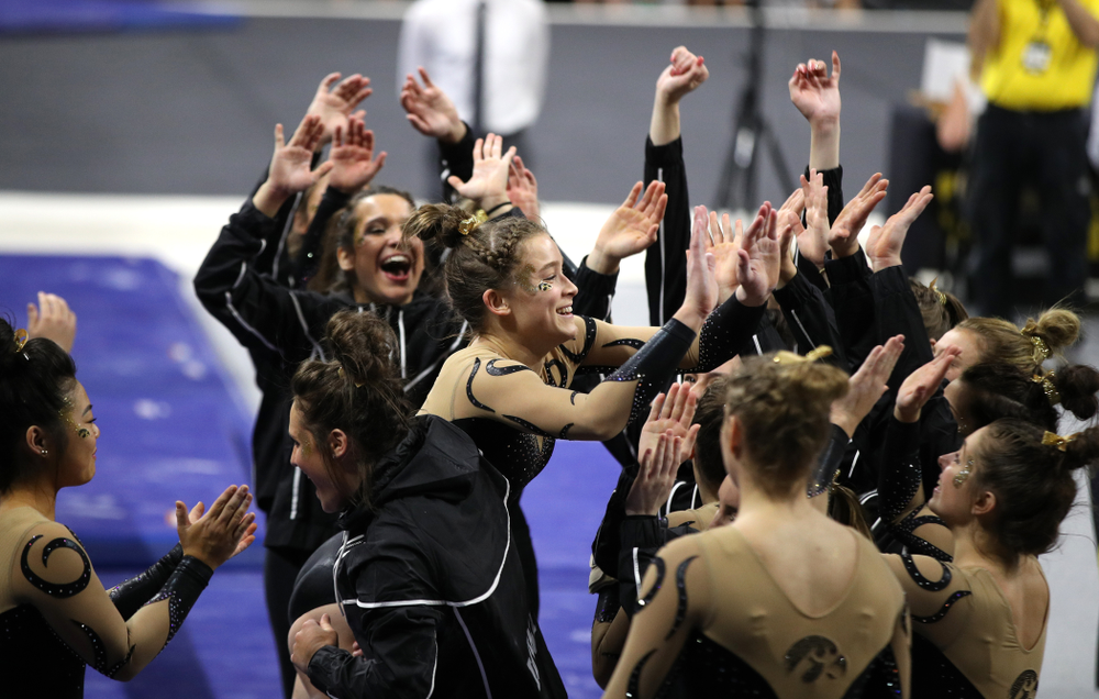 Iowa's Mackienzie Vance competes on the beam during their meet against Southeast Missouri State Friday, January 11, 2019 at Carver-Hawkeye Arena. (Brian Ray/hawkeyesports.com)