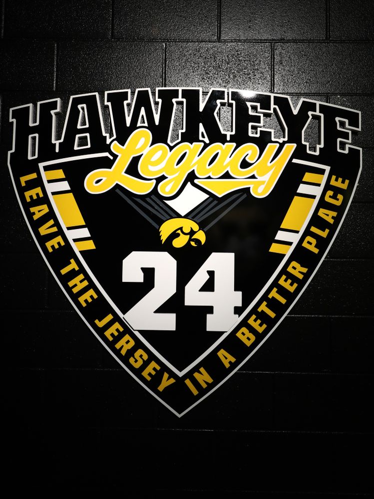 The Hawkeye Football Team sees the updates to their entrance tunnel at Kinnick Stadium for the first time Thursday, August 22, 2019 in Iowa City. (Brian Ray/hawkeyesports.com)