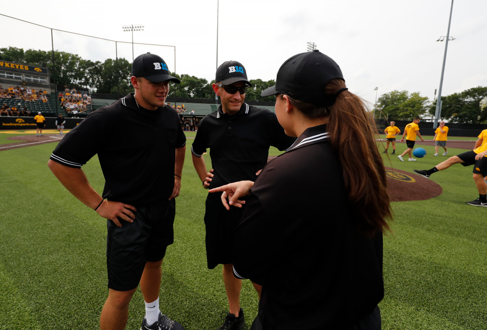 The Iowa Student Athlete Kickoff Kickball game Sunday, August 19, 2018 at Duane Banks Field. (Brian Ray/hawkeyesports.com)