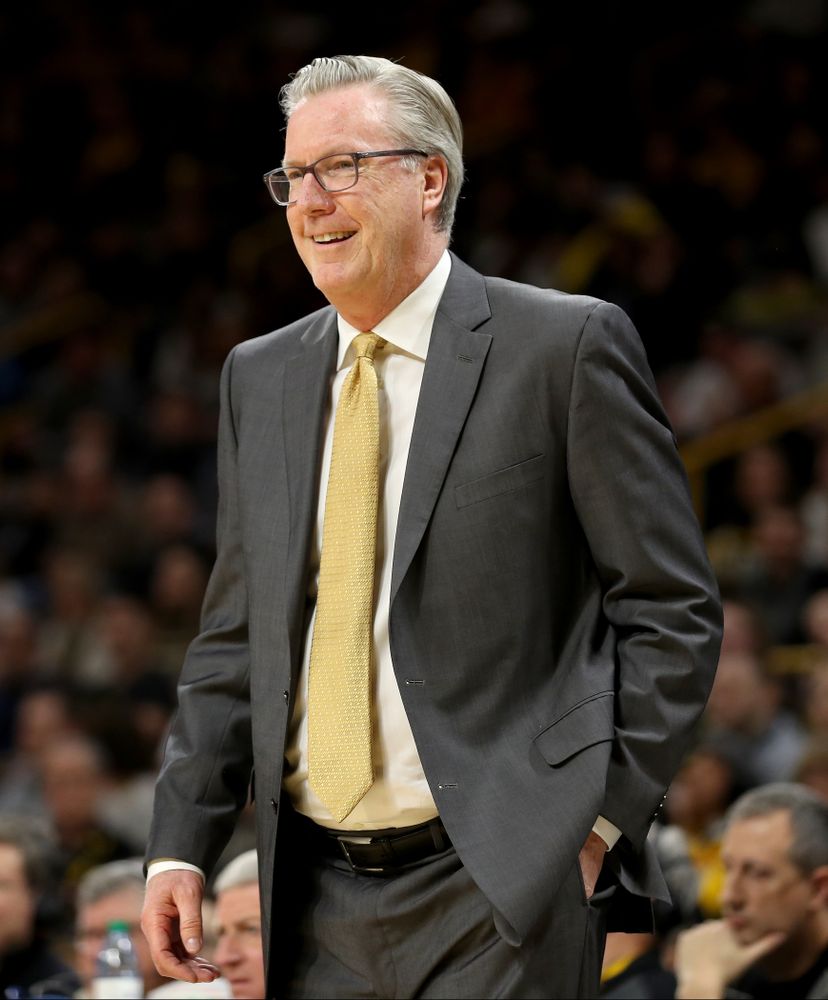 Iowa Hawkeyes head coach Fran McCaffery against the Michigan Wolverines Friday, January 17, 2020 at Carver-Hawkeye Arena. (Brian Ray/hawkeyesports.com)