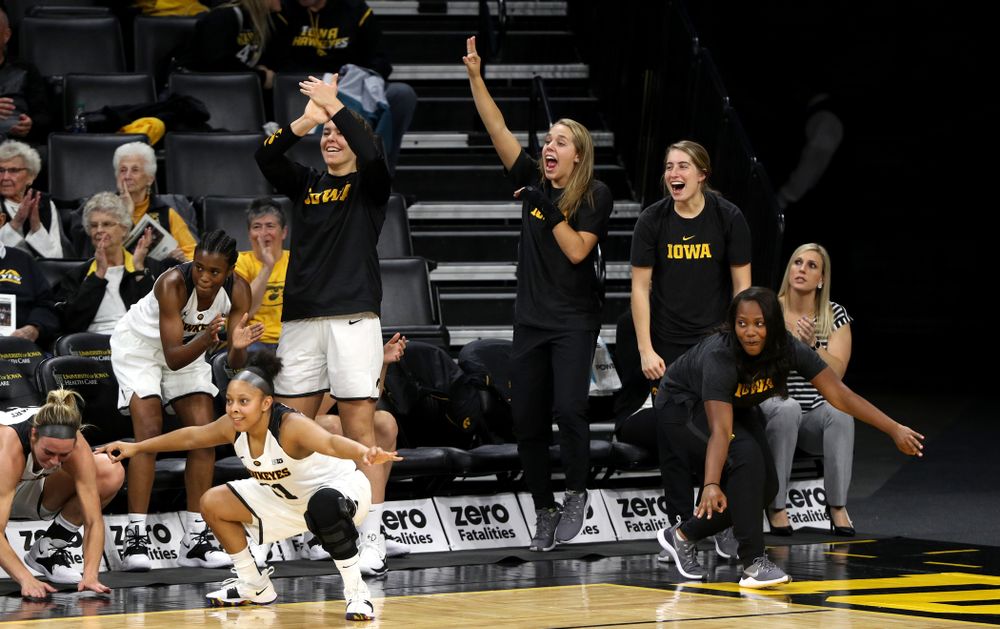 The Iowa Hawkeyes against Dakota Wesleyan University Tuesday, November 6, 2018 at Carver-Hawkeye Arena. (Brian Ray/hawkeyesports.com)