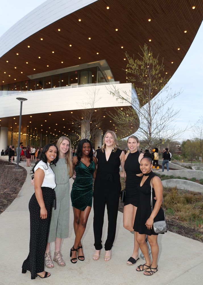 The 2019 Golden Herkys yellow carpet Tuesday, April 23, 2019 at Hancher Auditorium. (Brian Ray/hawkeyesports.com)