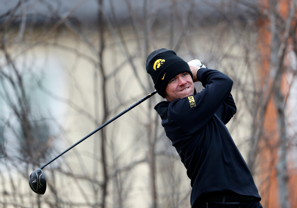 Alex Moorman during the 2018 Hawkeye Invitational Friday, April 13, 2018 at Finkbine Golf Course. (Brian Ray/hawkeyesports.com)
