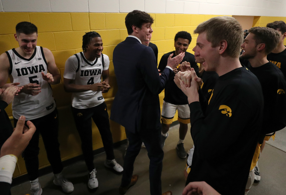 Iowa Hawkeyes forward Patrick McCaffery (22) against the Minnesota Golden Gophers Monday, December 9, 2019 at Carver-Hawkeye Arena. (Brian Ray/hawkeyesports.com)