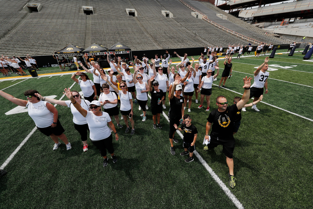The 2018 Iowa Ladies Football Academy Saturday, June 9, 2018 at Kinnick Stadium. (Brian Ray/hawkeyesports.com)