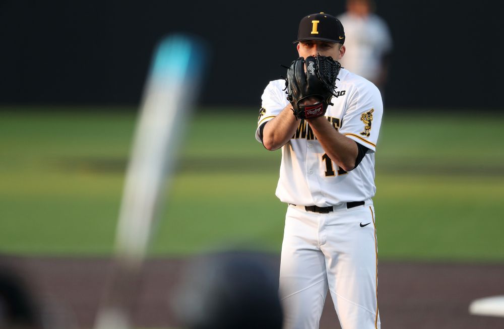 during game one against UC Irvine Friday, May 3, 2019 at Duane Banks Field. (Brian Ray/hawkeyesports.com)
