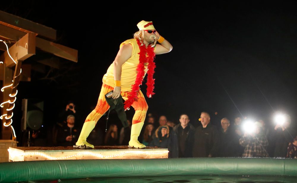 The Hawkeye Wrestling Club Arctic Plunge Saturday, January 27, 2018 at Brown Dear Golf Course in Coralville. (Brian Ray/hawkeyesports.com)