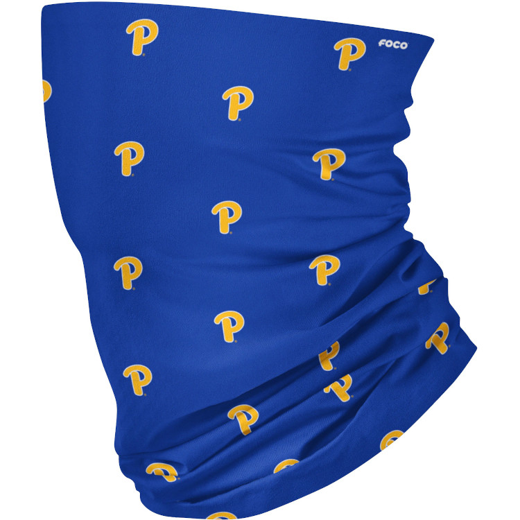Pitt Panthers Printed Repeat Logo Fan Mask Pittsburgh Panthers