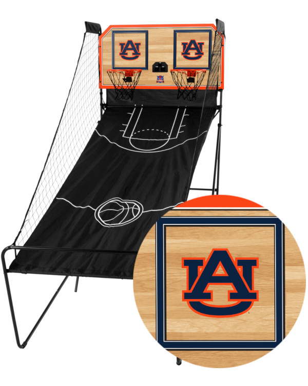 Auburn Tigers Classic Court Double Shootout Basketball Game The