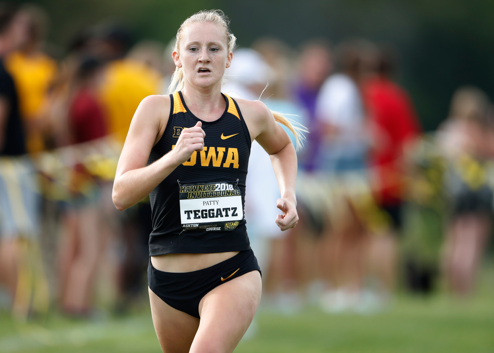 Patty Teggatz during the Hawkeye Invitational Friday, August 31, 2018 at the Ashton Cross Country Course. (Brian Ray/hawkeyesports.com)