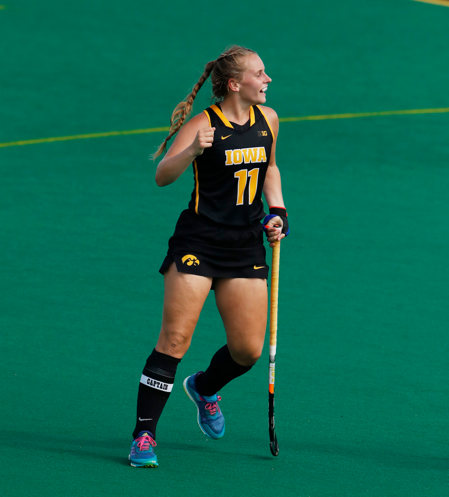 Iowa Hawkeyes Katie Birch (11) against Dartmouth Friday, August 31, 2018 at Grant Field. (Brian Ray/hawkeyesports.com)