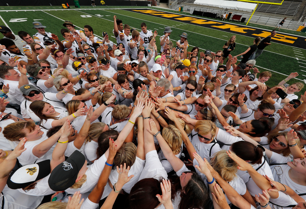 The 2018 Iowa Ladies Football Academy Saturday, June 9, 2018 at Kinnick Stadium. (Brian Ray/hawkeyesports.com)