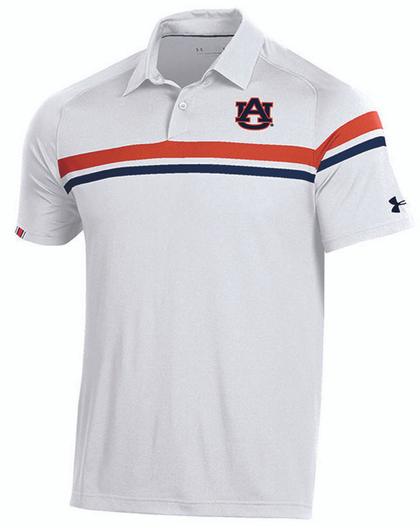 auburn under armour sideline polo