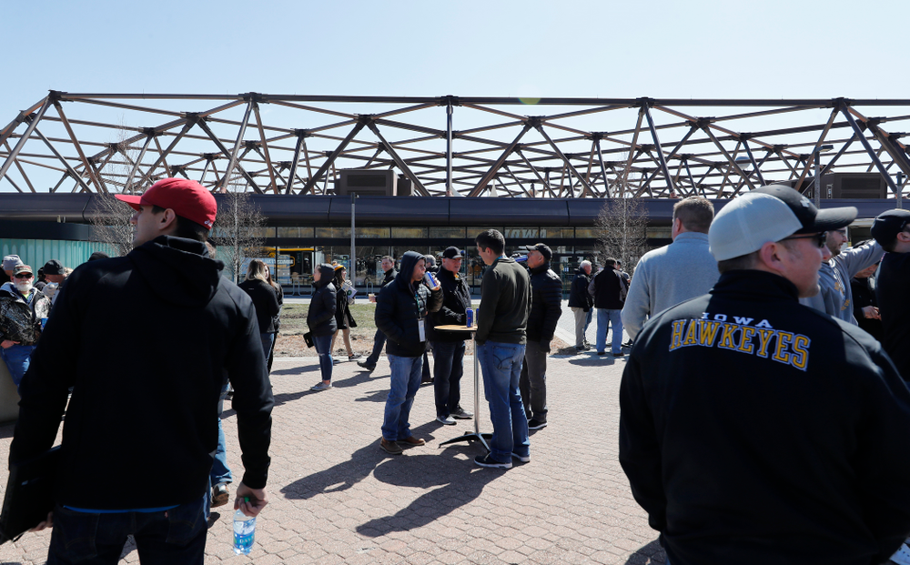 Gable's Garden during the United World Wrestling Freestyle World Cup Saturday, April 7, 2018 outside of Carver-Hawkeye Arena. (Brian Ray/hawkeyesports.com)