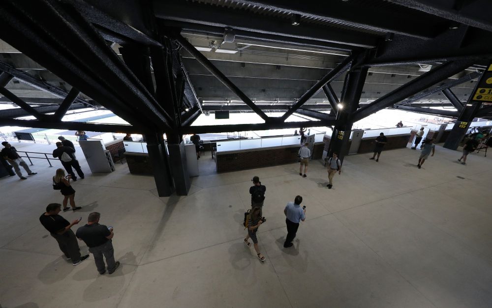 The Main Concourse of the new north end zone of Kinnick Stadium Friday, August 9, 2019. (Brian Ray/hawkeyesports.com)