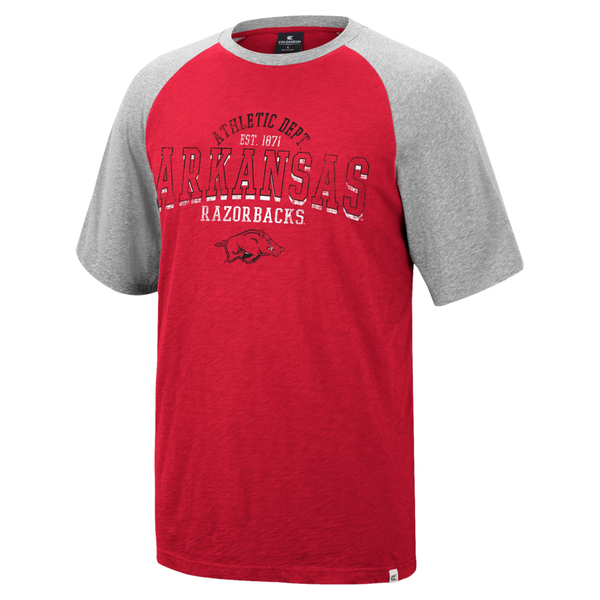 Arkansas Razorbacks Urban Achievers Short Sleeve Raglan T-Shirt ...