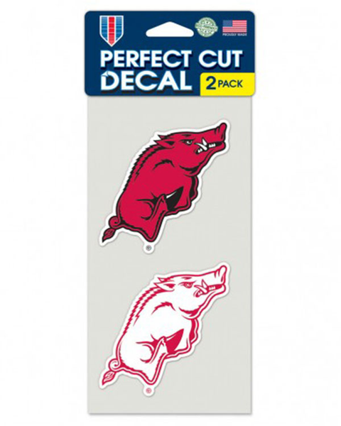 Arkansas Razorbacks Perfect Cut Decal Set of Two ...