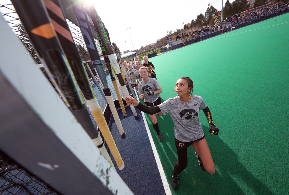 Iowa Hawkeyes forward Ciara Smith (17) before their game against Penn State in the 2019 Big Ten Field Hockey Tournament Championship Game Sunday, November 10, 2019 in State College. (Brian Ray/hawkeyesports.com)