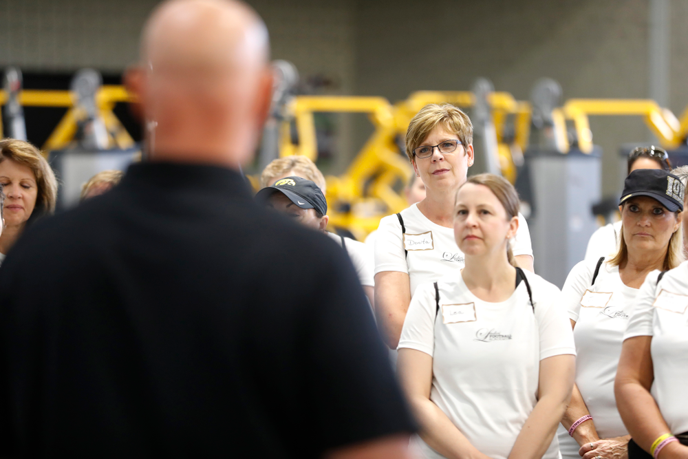 The 2018 Iowa Ladies Football Academy Saturday, June 9, 2018 at Kinnick Stadium. (Brian Ray/hawkeyesports.com)