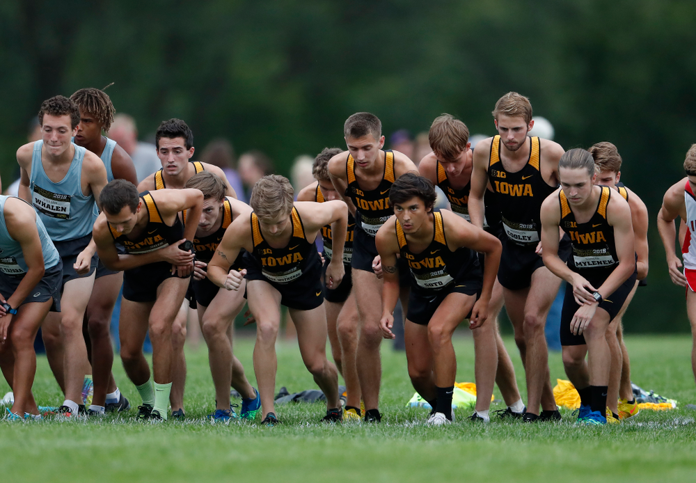 The Iowa Hawkeyes during the Hawkeye Invitational Friday, August 31, 2018 at the Ashton Cross Country Course. (Brian Ray/hawkeyesports.com)