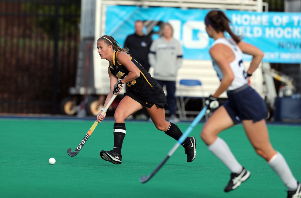 Iowa Hawkeyes Sophie Sunderland (20) against Penn State in the 2019 Big Ten Field Hockey Tournament Championship Game Sunday, November 10, 2019 in State College. (Brian Ray/hawkeyesports.com)