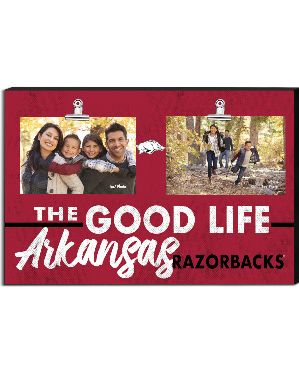 Arkansas Razorbacks The Good Life Photo Clip It 18x12 Arkansas