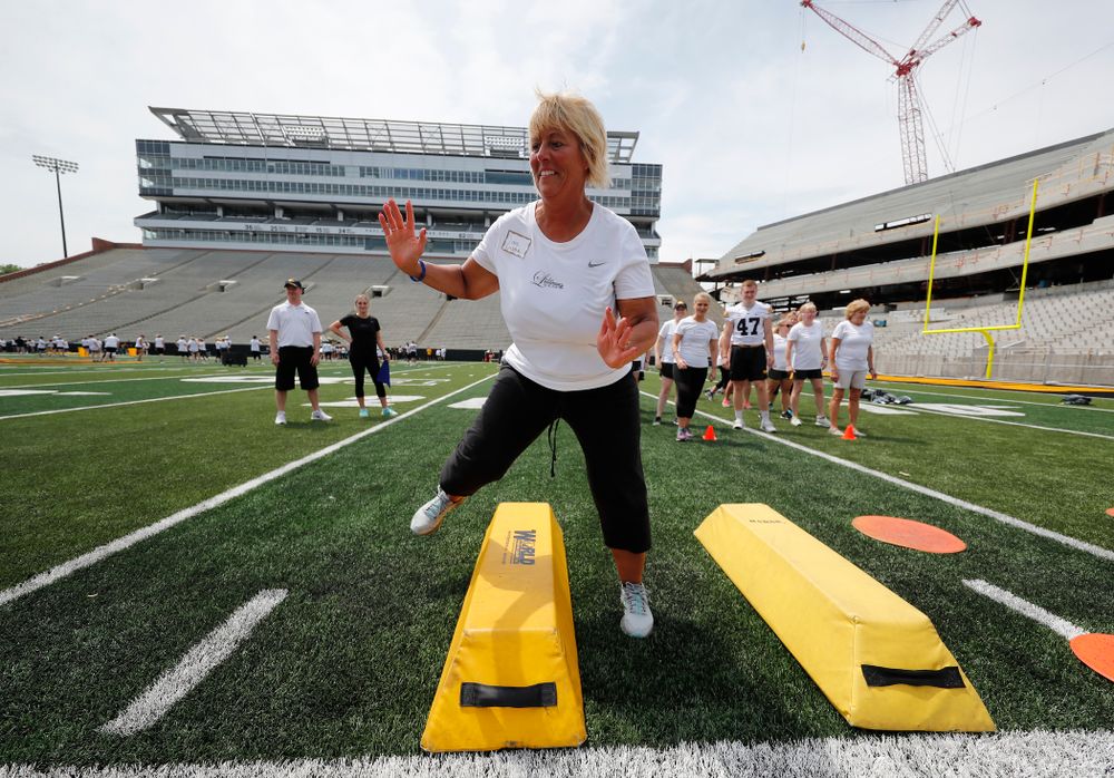 The 2018 Iowa Ladies Football Academy Saturday, June 9, 2018 at Kinnick Stadium. (Brian Ray/hawkeyesports.com)