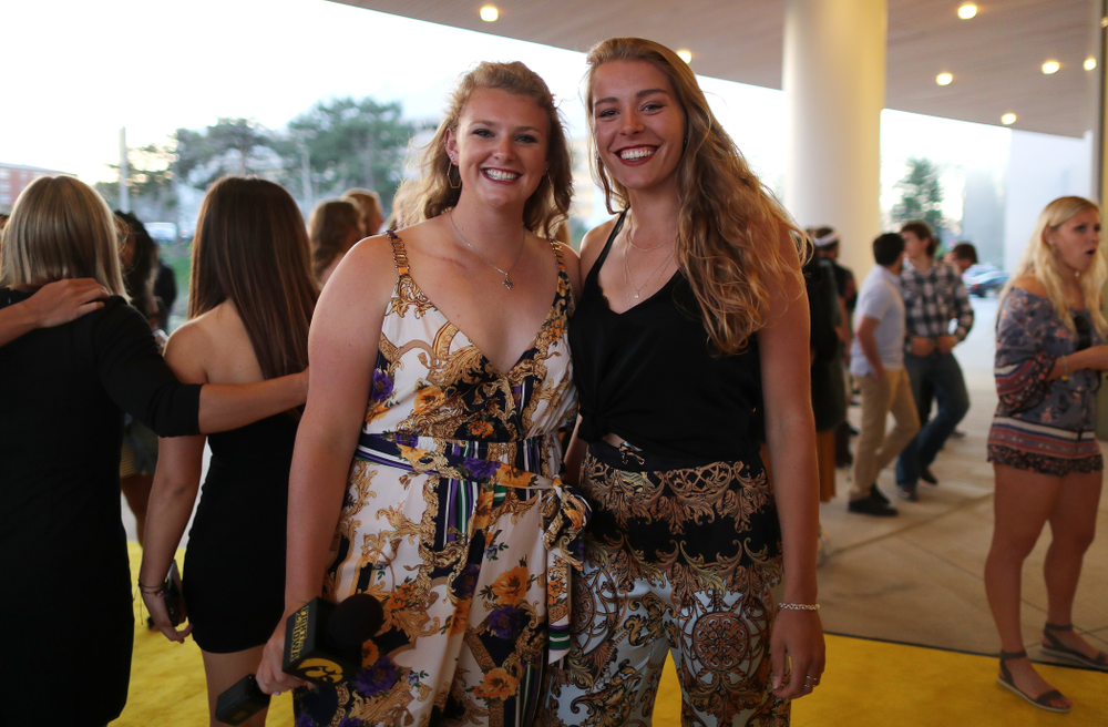 The 2019 Golden Herkys yellow carpet Tuesday, April 23, 2019 at Hancher Auditorium. (Brian Ray/hawkeyesports.com)