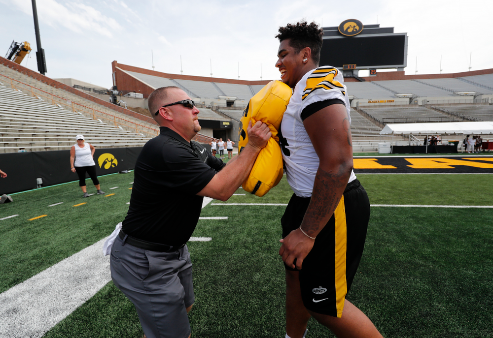 The 2018 Iowa Ladies Football Academy Saturday, June 9, 2018 at Kinnick Stadium. (Brian Ray/hawkeyesports.com)