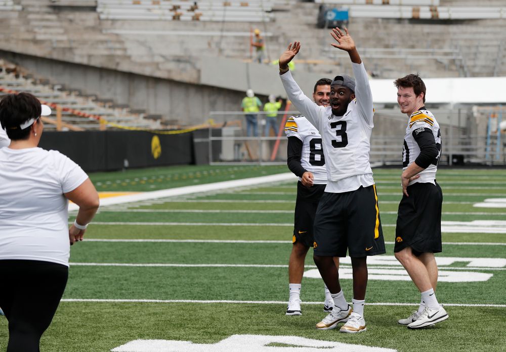 The 2018 Iowa Ladies Football Academy Saturday, June 9, 2018 at Kinnick Stadium. (Brian Ray/hawkeyesports.com)