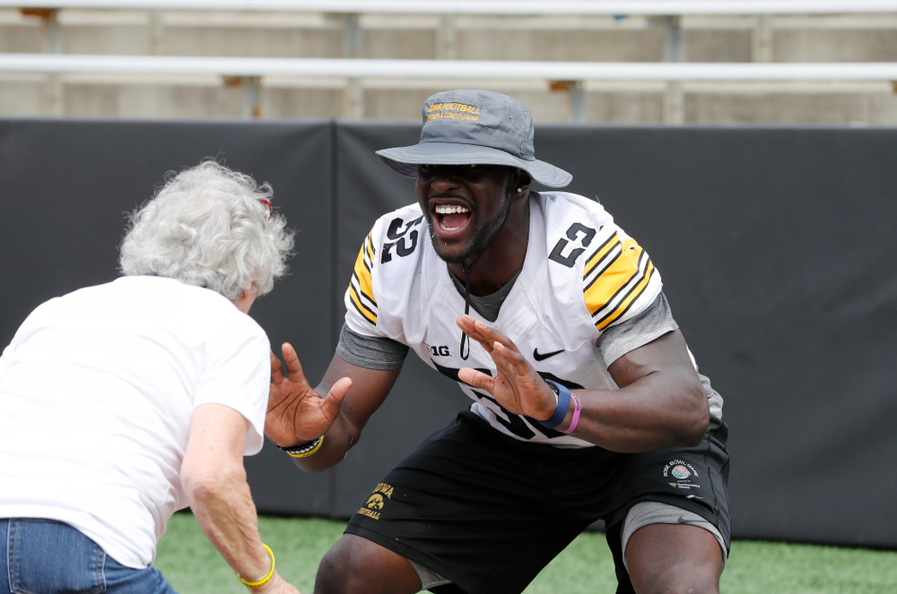 The 2018 Iowa Ladies Football Academy Saturday, June 9, 2018 at Kinnick Stadium. (Brian Ray/hawkeyesports.com)
