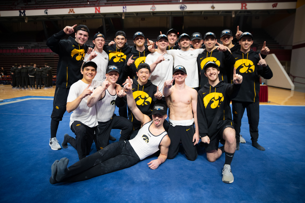 The Iowa Hawekeys against Minnesota and Penn State at the Maturi Pavilion Saturday, March 23, 2019 in Minneapolis, Minn. (C. Morgan Engel/Freelance)