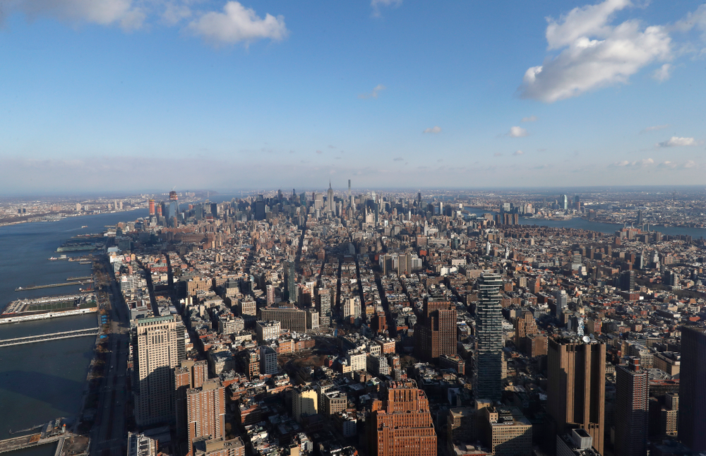 The Iowa Hawkeyes visit the observation deck of the One World Trade Center and the 9/11 Memorial and Museum.