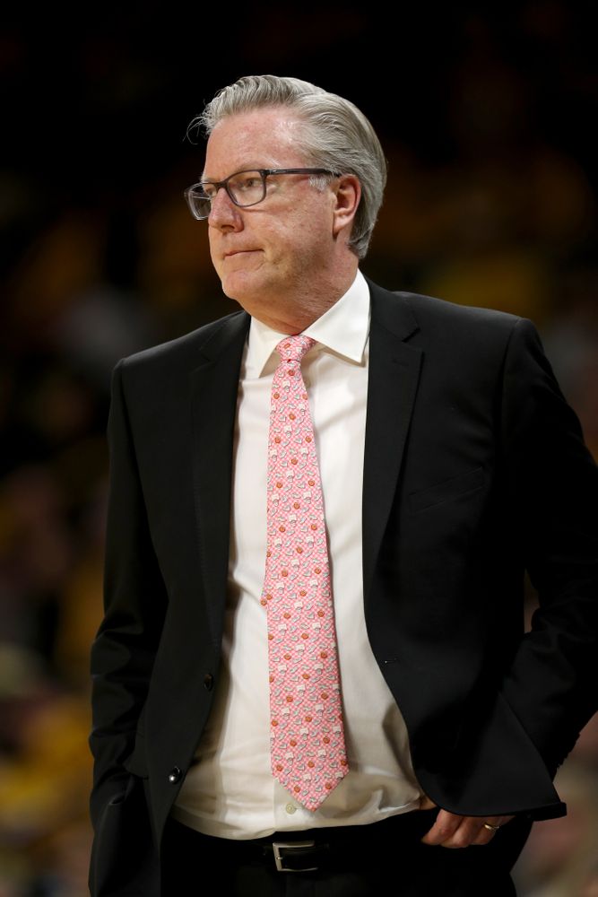 Iowa Hawkeyes head coach Fran McCaffery against the Rutgers Scarlet Knights Wednesday, January 22, 2020 at Carver-Hawkeye Arena. (Brian Ray/hawkeyesports.com)