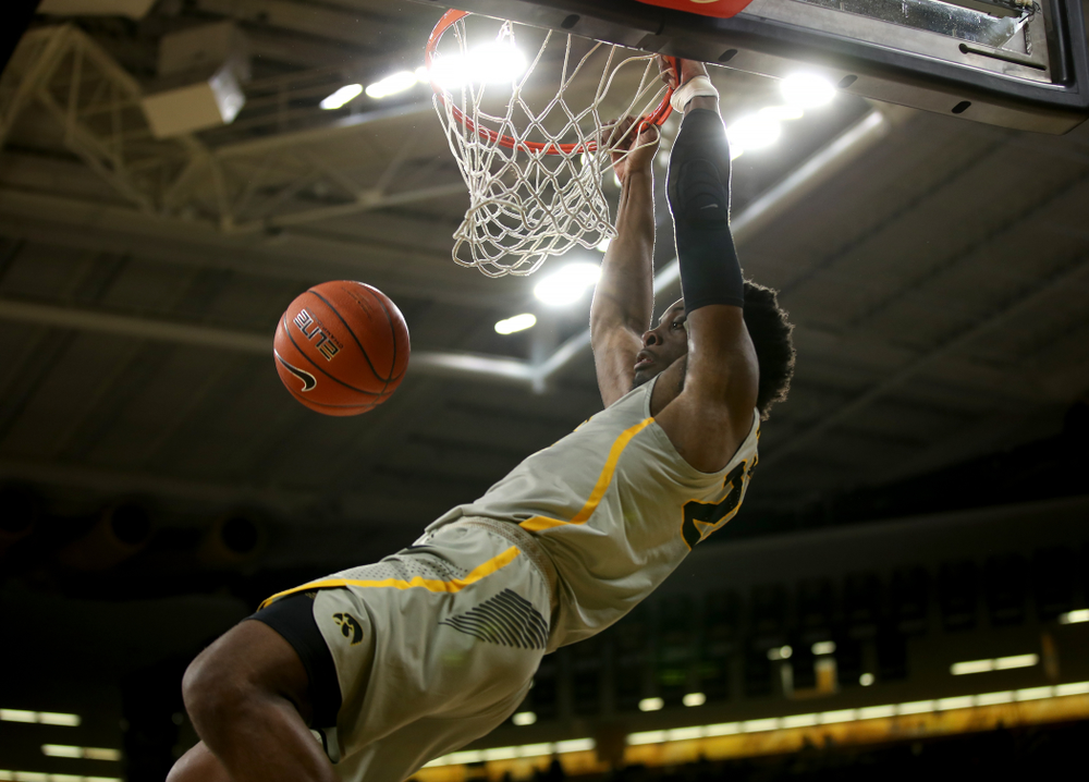 Iowa Hawkeyes forward Tyler Cook (25) against the Nebraska Cornhuskers Sunday, January 6, 2019 at Carver-Hawkeye Arena. (Brian Ray/hawkeyesports.com)