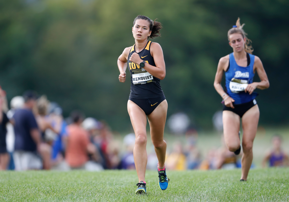 Wren Renquist during the Hawkeye Invitational Friday, August 31, 2018 at the Ashton Cross Country Course. (Brian Ray/hawkeyesports.com)