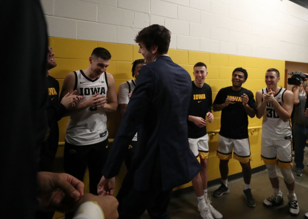 Iowa Hawkeyes forward Patrick McCaffery (22) against the Minnesota Golden Gophers Monday, December 9, 2019 at Carver-Hawkeye Arena. (Brian Ray/hawkeyesports.com)