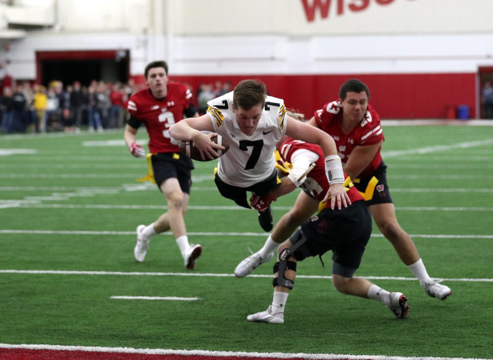 The Hawkeye football managers capture the rusty toolbox for the first time since 2008 with a 20-19 double The Hawkeye Football Managers captured the rusty toolbox for the first time since 2008 with a 20-19 double overtime win against the Wisconsin football managers on Nov. 8 in Madison, Wisconsin.