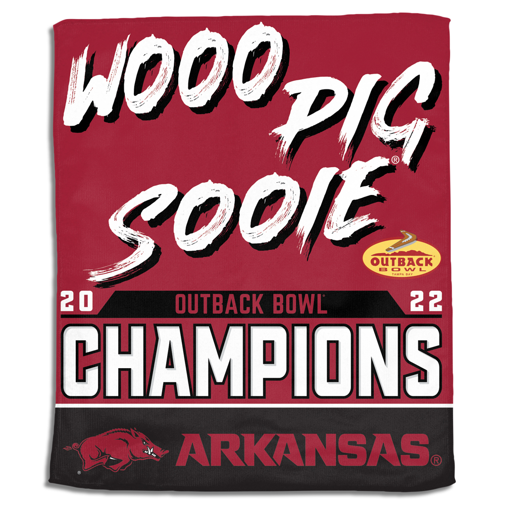 Arkansas Razorbacks Outback Bowl Champs Rally Towel ...