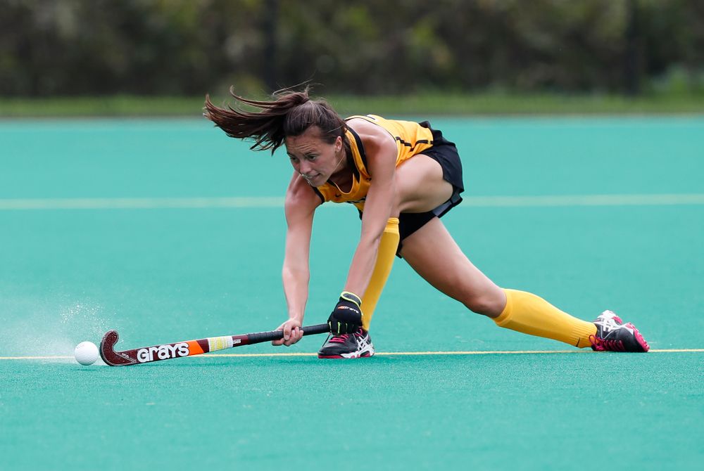Iowa Hawkeyes Isabella Brown (10) against Ball State Sunday, September 2, 2018 at Grant Field. (Brian Ray/hawkeyesports.com)