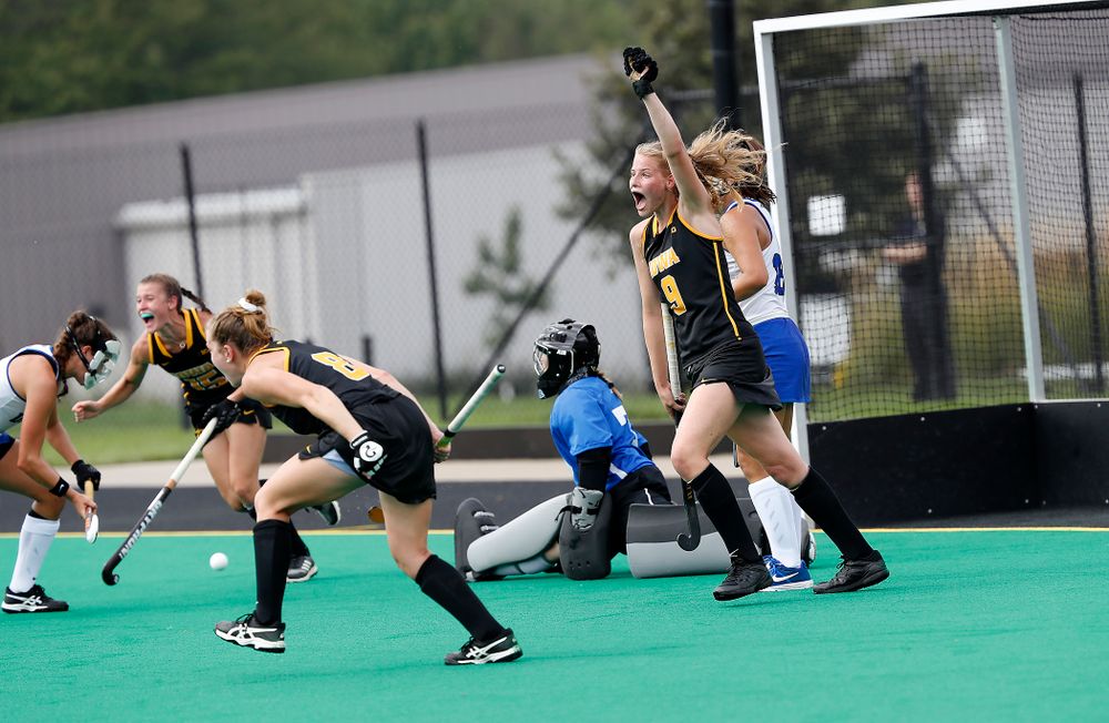 Duke 2, Iowa 1 in double overtime on Sept. 15, 2019, on Grant Field in Iowa City, Iowa. (Photo by Darren Miller)