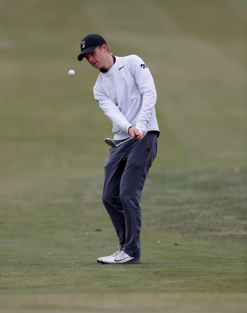 Benton Weinberg during the 2018 Hawkeye Invitational Friday, April 13, 2018 at Finkbine Golf Course. (Brian Ray/hawkeyesports.com)