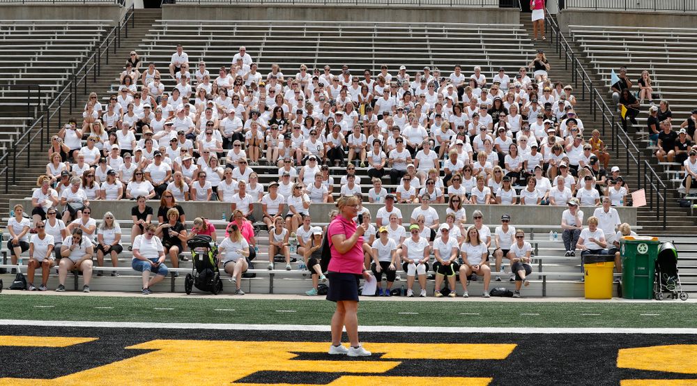 The 2018 Iowa Ladies Football Academy Saturday, June 9, 2018 at Kinnick Stadium. (Brian Ray/hawkeyesports.com)