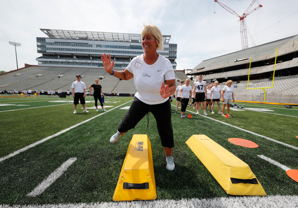 The 2018 Iowa Ladies Football Academy Saturday, June 9, 2018 at Kinnick Stadium. (Brian Ray/hawkeyesports.com)